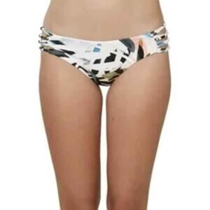 O'Neill Women's Nora Active Knotted Side Full Coverage Swim Bikini Bottoms XS